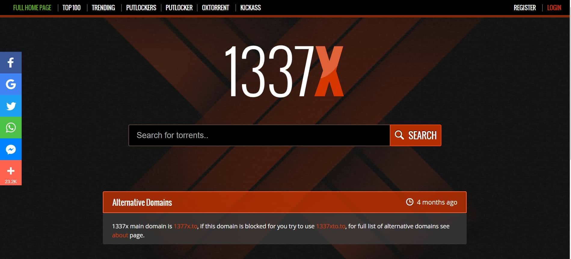 1377x Torrent Search Engine | 1377x.to Mirror Sites, Proxy List [Updated 2021]
